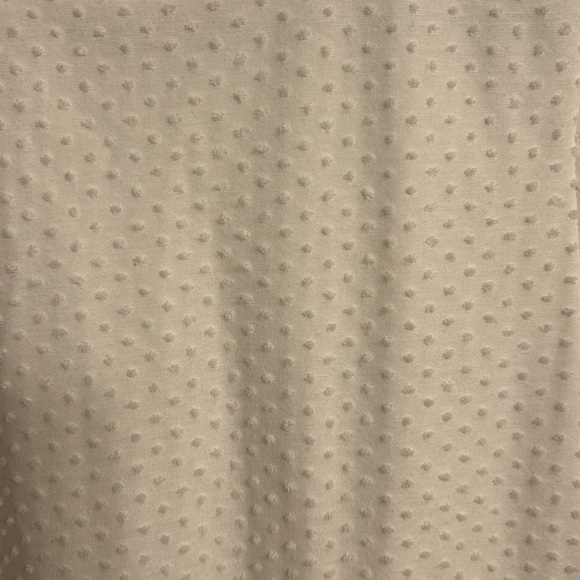 Dee Elly Women White Swiss Dot Short Sleeve Dress Size Small - Picture 4 of 6